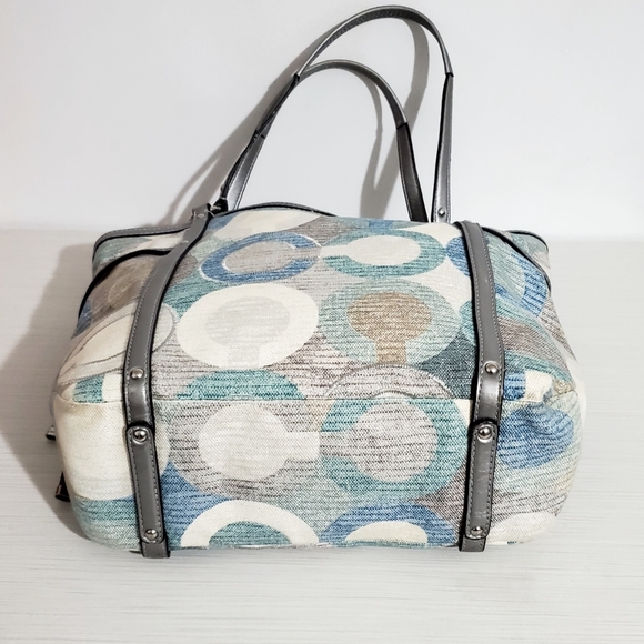 RARE Coach Blue Silver Crossbody or Shoulder Bag - Picture 5 of 17